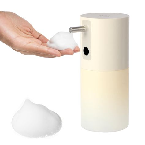 PRICES MAY VARY. 【Infrared Sensor Technology】This automatic hand soap dispenser is equipped with an infrared sensor function, simply place your hand gently the black sensor area to create a fine lather, Note: To turn on/off the soap dispenser, press the power button for 2-3 seconds until the indicator light blinks! 【Magnetic Charging Design】Our Foaming Soap Dispenser is suitable for a wide range of toiletries and produces a fine lather that makes the washing process easy and comfortable. Note: F Foam Hand Soap, Foaming Soap Dispenser, Foaming Soap, Foam Soap Dispenser, Automatic Soap Dispenser, Hand Soap Dispenser, Foam Soap, Accessories Holder, In Bathroom