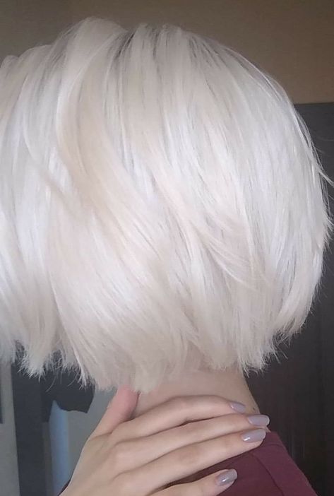 Short White Bob Haircut, Short Icy Blonde Hair, Short Bleach Blonde Hair, Platinum Blonde Hair Short, Platinum Short Hair, White Hair Short, A3 Hair, Platinum Blonde Bob, White Blonde Bob