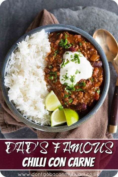 Best Chilli Con Carne, The Best Chilli, Best Chilli, Chilli Con Carne Recipe, Carne Recipe, Con Carne Recipe, Best Chili Recipe, Chilli Recipes, Everyday Dishes