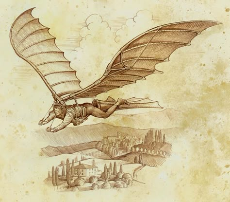 Da Vinci Inventions, Arte Robot, Architectural Sketch, Illustration Agency, Steampunk Art, Ink Illustrations, A Dragon, London Uk, A Book