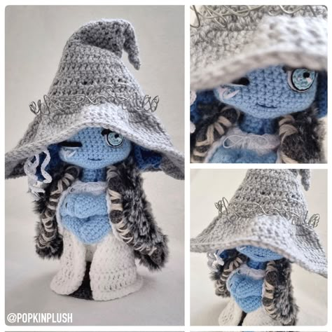 Dark Souls Crochet, Elden Ring Crochet, Genshin Impact Crochet, Ranni Elden Ring, Anime Amigurumi, Ranni The Witch, Crochet Game, Arte Nerd, Handmade Soft Toys