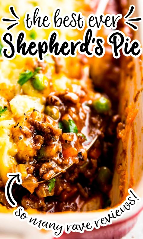 Shepards Pie For Two, Ground Beef Recipes Shepards Pie, Cornbread Shepherds Pie Recipe, Pioneer Woman Shepards Pie Recipe, Ww Shepards Pie Recipe, Gf Shepherds Pie, Shepards Pie Seasoning, The Best Shepards Pie, Mcguires Irish Pub Shepards Pie