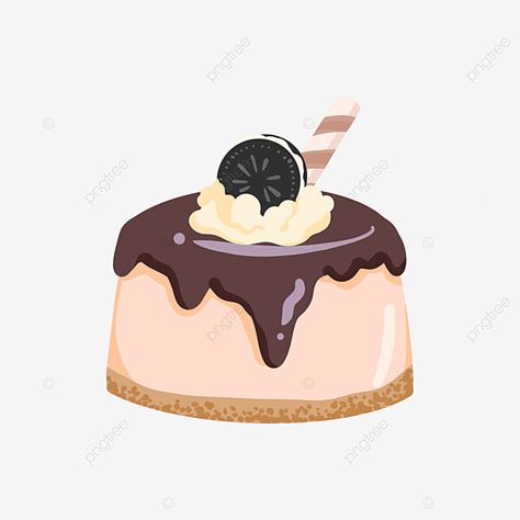 Oreo Fudge Cake, Puding Oreo, Matcha Pudding, Oreo Milk, Cheese And Chocolate, Molten Cake, Oreo Pudding, Cheese Design, Cupcake Vector