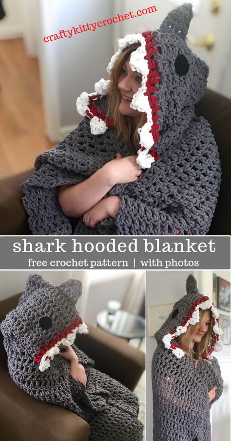 Crochet Shark Blanket, Conturing Makeup, Crochet Mermaid Blanket, Crochet Shark, Crochet Mermaid, Crochet Blanket Afghan, Hearty Meal, Crochet Patterns Free Blanket, Open Mouth