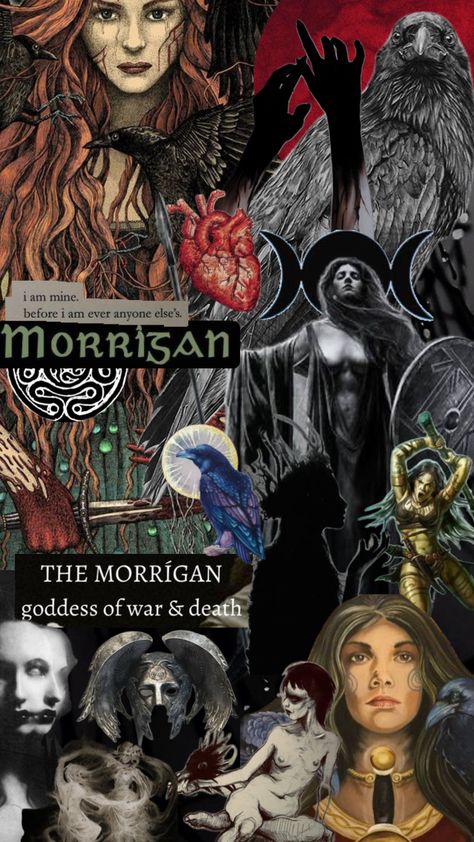 The Morrigan Morrigan Goddess Aesthetic, The Morrigan Wallpaper, An Morrigan, The Morrigan Aesthetic, Morrigan Tattoo, Enchantress Aesthetic, Morrigan Aesthetic, The Morrigan Goddess, Morrigan Art