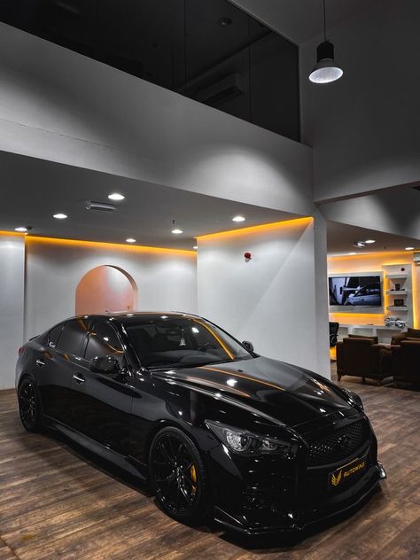 Blacked Out Infiniti Q50, Infiniti Q50 Blacked Out, All Black Infiniti Q50, Q50 Infiniti Custom Black, Infiniti Q60 Coupe Red Sport, Infiniti Q50 Red Sport Modified, Infiniti Q50 Aesthetic, Black Infiniti Q50, G37 Sedan Build