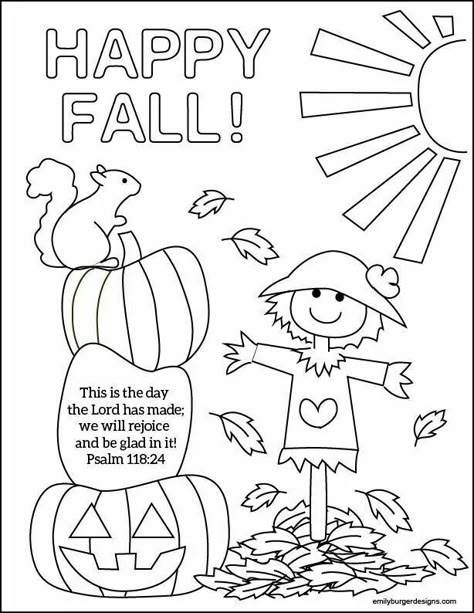 Fall Jesus Coloring Page, Fall Coloring Pages Christian, Fall For Jesus Coloring Page, Christian Halloween Coloring Pages, Christian Fall Coloring Pages, Sunday School Coloring Sheets, Free Thanksgiving Coloring Pages, Christian Halloween, Sunday School Coloring Pages