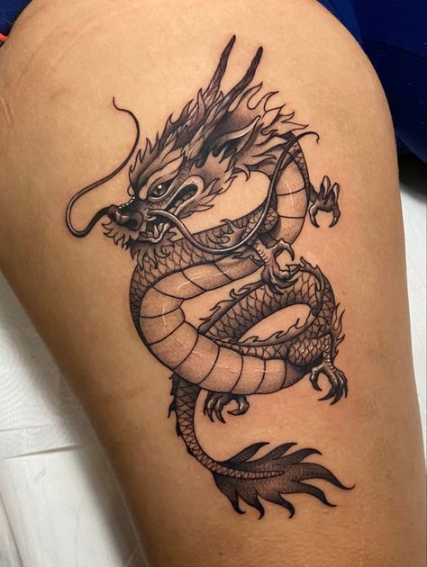 The Perfect Tattoo for Your Career Neo Traditional Dragon Tattoo, Japanese Dragon Tattoos For Men, Dragon Tattoo Forearm Sleeve, Traditional Dragon Tattoo, Dragon Tattoo Forearm, Traditional Tattoo Dragon, Dragon Tattoo Back, Dragon Tattoo Meaning, Red Dragon Tattoo