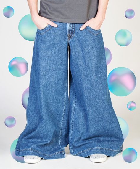 Kikwear Jeans, Phat Pants, Rave Pants, 90s Rave, 2000s Outfit, 90s Inspired Outfits, Jnco Jeans, Nyc Street Style, Dream Jeans