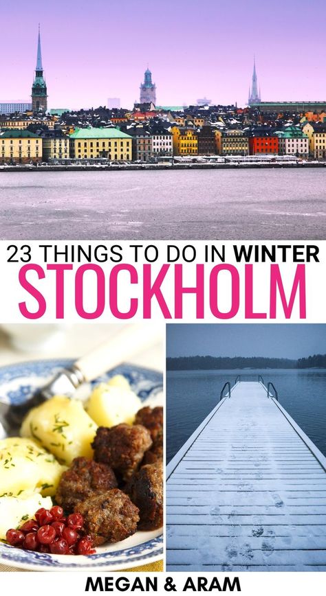 Stockholm At Christmas, Stockholm In January, Stockholm In February, Stockholm Sweden Winter, Where To Travel In January, Winter In Stockholm, What To Do In Stockholm, Stockholm Things To Do, Stockholm Activities