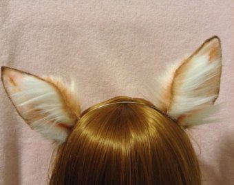 deer ears – Etsy CH Werewolf Ears, Deer Ears, Deer Fawn, Fake Animals, Lingerie Shoot, Fox Ears, Kittens Playing, Kawaii Accessories, Costume Makeup