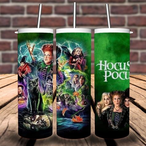 20oz Glow In The Dark Hocus Pocus Tumbler. Stays 12 Hours Cold And 8 Hours Hot. Bright Sublimation Colors Glow Shots, Starbucks Siren, Goblet Wine Glasses, Champagne Toasting Flutes, Blue Cactus, Tervis Tumbler, Homer Laughlin China, Halloween Cups, Metal Bottles