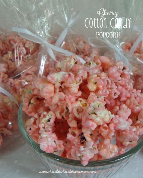 Cotton Candy Popcorn, Marshmallow Popcorn Balls, Marshmallow Popcorn, Pink Popcorn, Snack Mixes, Popcorn Treats, Popcorn Balls, Candy Popcorn, Flavored Popcorn