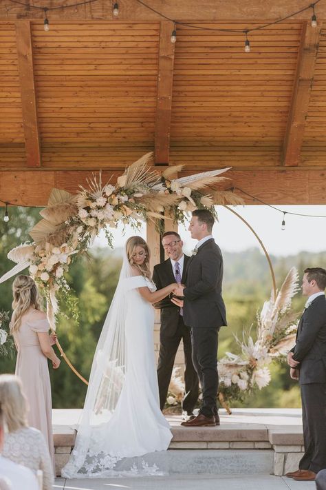 wedding arch with dried flowers Dried Flower Arch Wedding, Wedding Arch Dry Flower, Wedding Arch Dried Flowers, Dried Flower Arbour, Dried Flower Arrangements Wedding Arch, Hexagon Wedding Arch Flowers Boho, Dried Floral Arbour, Triangle Arch Flowers Boho, Hexagon Wedding