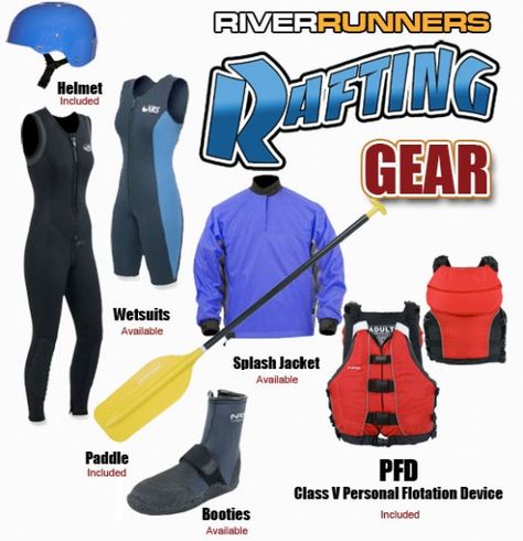 river-rafting-equipment Water Clothes, Kayak Equipment, Inflatable Rafts, Swimming Outfits, Sport Equipment, Water Rafting, Water Images, Whitewater Rafting, River Rafting