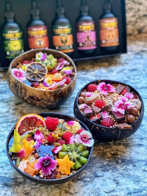 Acai Bowl Aesthetic, Smoothie Bowl Aesthetic, Smoothie Morning, Açai Bowls, Colorful Food, Tropical Food, Followers On Instagram, Morning Smoothie, Healthy Food Motivation