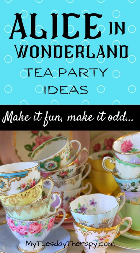 Mad Tea Party Birthday, Alice In Wonderland Scavenger Hunt Ideas, Disney Tea Party Ideas, Alice In Wonderland Tea Party Tablescape, Unbirthday Tea Party, Alice In Wonderland Tea Party Baby Shower Ideas, Mad Hatter Tea Party Ideas Decoration Table Settings, Alice In Wonderland Tea Party Table, Alice In Wonderland Tea Party Bridal Shower Ideas