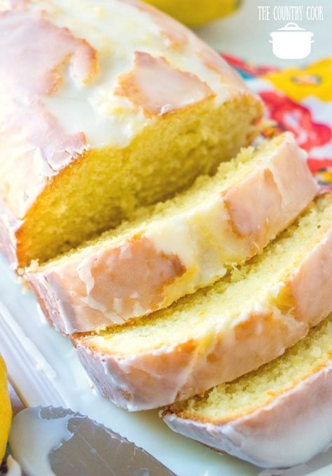 Starbucks Lemon Loaf, Lemon Loaf Recipe, Gingerbread Cake Recipe, Starbucks Lemon, Pane Dolce, Lemon Bread, Torte Cupcake, Country Cook, Lemon Loaf