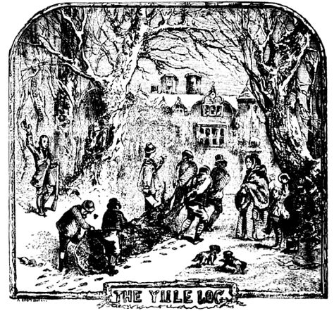 An illustration of people collecting a Yule log from Chambers Book of Days (1832) Solstice Traditions, Scottish Winter, Winter Solstice Traditions, Yule Traditions, Yule Celebration, Yule Goat, Pagan Yule, Modern Calendar, Christmas Log