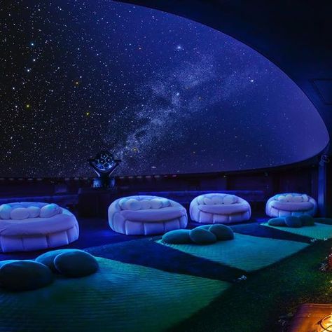 Planetarium Aesthetic, Space Ceiling, Space Club, Space Observatory, Space Hotel, Fun Indoor Activities, Tokyo Japan Travel, Baby Its Cold, Its Cold