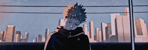 Jujutsu Kaisen Cover Photo Fb, Jujutsu Kaisen Discord Banner, Jujutsu Kaisen Twitter Header, Yuji Itadori Banner, Itadori Banner, Itadori Banner Gif, Jjk Banner, 1024 X 576 Youtube Banner, Anime Header