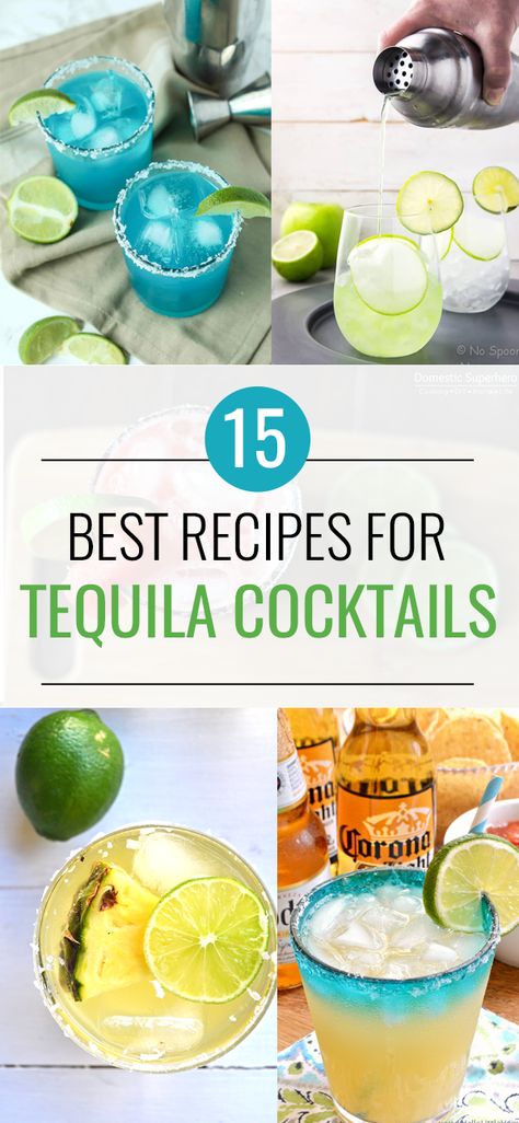 15 Best Tequila Cocktails To Try This Summer - Love and Marriage Drink Recipes Tequila, Tequila Mixed Drinks, Mexican Mule, Tequila Drinks Recipes, Tequila Recipe, Mezcal Cocktails, Cocktail Decoration, Best Tequila, Cocktails To Try