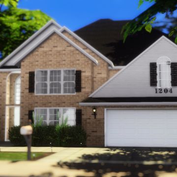 Suburban Family Home, Sims 4 Family House, Modern Suburban House, Sims 4 Builds, The Sims 4 Lots, Modern Family House, Sims 4 Family, Sims 4 House Plans, Sims 4 House Building