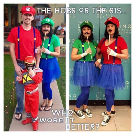 Mario Costume Women, Halloween Teacher Costumes, Mario And Luigi Halloween, Luigi Halloween Costume, Jellyfish Halloween, Halloween Craft Ideas For Kids, Ladies Halloween Costumes, Halloween At School, Luigi Costume