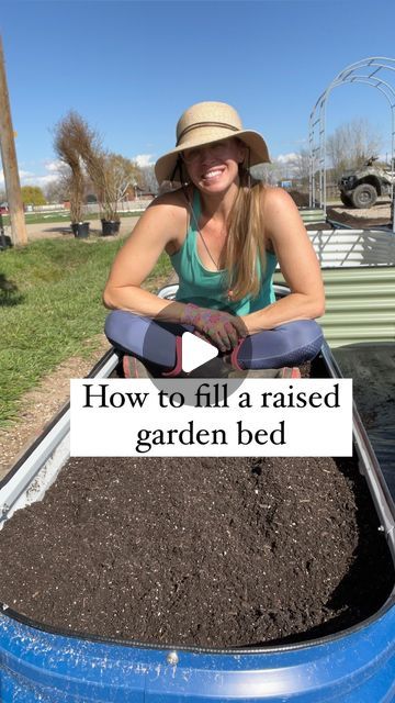 Kristina Nickerson 🇺🇸 homesteading on 5 acres 🌾 on Instagram: "This is the best way to fill your raised garden bed! It not only provides nutrients, but also saves you a ton of money in soil! 

Comment “raised beds” and I’ll send you a 10% discount code for them!
#gardeningtips #gardening #raisedbeds #gardenersofinstagram #gardendesign #instagarden #greenthumb #homestead #homesteadlife #homesteadingcommunity #homesteadingmamas #homesteader #homesteading #growyourown #growfood #growyourownveggies #farmtotable #farmtofork #thankfulhomestead #homemaker #backtobasics #gardeners #hisea #vegegarden #nampa #nampaidaho #idahome" How To Fill A Raised Garden Bed, Filling Raised Garden Beds, Raised Beds Garden, Raised Bed Garden Ideas, Diy Raised Garden Bed, Raised Garden Bed Ideas, Plants For Raised Beds, Raised Bed Garden Design, Raised Bed Garden