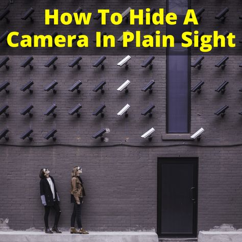 Learning how to hide a camera in plain sight is not hard. There are a lot of different options. The main thing you need to look out for is that you don't accidentally... Hidden Cameras For Home, Diy Security Camera, Security Camera Hidden, Blink Camera, Folding Boat, Hidden Spy Camera, Diy Camera, Outdoor Camera, Dome Camera