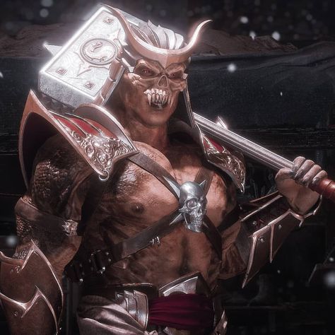 Mk Shao Khan, Shao Khan, Mk Characters, Shao Kahn, Mk 1, Fantasy Artwork, Anime Demon, Nintendo Switch, Ghost