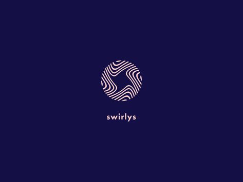 Swirls Logo by Ofelia Andronic on Dribbble Swirl Logo, Life Logo, Logo Idea, Graph Design, Climbing Wall, App Ui Design, Work Inspiration, Saint Charles, San Rafael