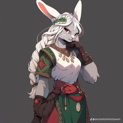 Female Rabbit, Dungeons And Dragons Characters, Dnd Art, Dungeons And Dragons Homebrew, Fantasy Warrior, Female Character Design, Character Creation, Dnd Characters, Character Portraits