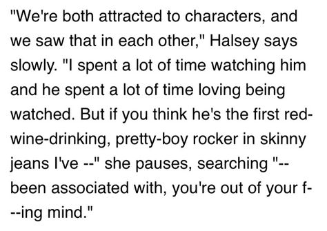 Halsey talking about Matty Healy Matty Healy And Halsey, Matty Healy Drinking, Halsey And Matty Healy, Halsey Matty Healy, Matty Healy Quotes, Red Wine Drinks, Shower Thoughts, Matty Healy, Crazy Stuff