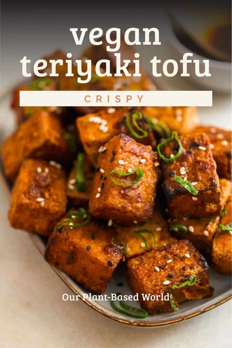 Enjoy a delicious, vegan version of a classic snack with our crispy teriyaki tofu puffs. Air-fried or baked to perfection and flavored with a rich, savory teriyaki marinade, these puffs make the perfect appetizer or side dish. With just the right balance of sweet and savory, these puffs are sure to become a favorite. Soy Puffs Recipe, Vegan Teriyaki Tofu, Crispy Teriyaki Tofu, Tofu Puffs, Tofu Teriyaki, Vegan Teriyaki, Teriyaki Recipe, Teriyaki Tofu, Soy Curls