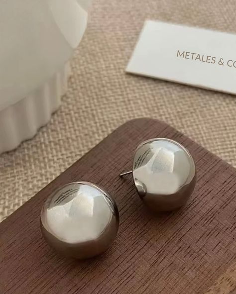 Add a touch of bold elegance with our statement Sphere Stud Earrings. Perfect for any occasion, these timeless pieces bring a gleaming sophistication to your look. ✨Enjoy 10% off your first order. ✨Get the First Look 👀 ✨Subscribe to our newsletter and be the first to know about new collections and exclusive offers. ✨Gift Cards 💕 Let your loved ones indulge in the sparkle and elegance that suits their unique style. 🛍️ Shop online metalescollections.com #jewelry #jewellery #earrings #shop #sh... Jewellery Earrings, First Order, Gift Cards, First Look, Timeless Pieces, Unique Style, First Love, Gift Card, Sparkle