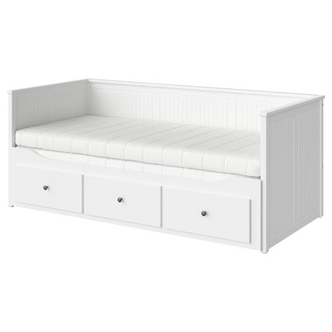 Lit Banquette 2 Places, Ikea Hemnes Daybed, Hemnes Day Bed, Divan Cama, White Daybed, Cama Ikea, Day Bed Frame, Painted Beds, Ikea Bed