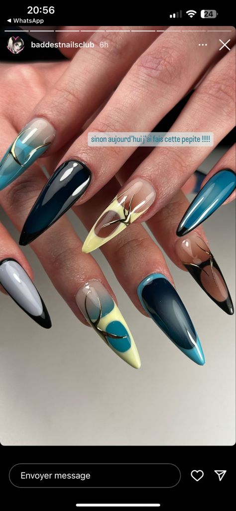 Navy Nail Designs, Navy Nails Design, Navy Nails, Navy Blue Nails, Cat Eyes, Nails Inspo, Dope Nails, Blue Nails, Nail Inspo