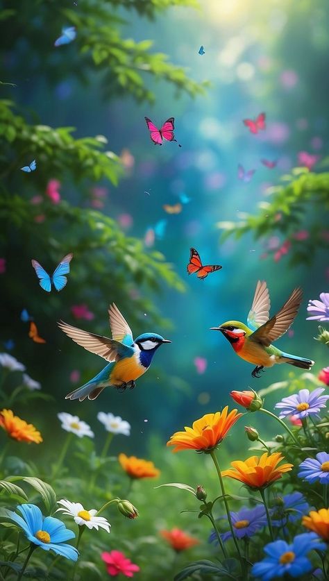 Garden Full Of Flowers, Frühling Wallpaper, यूट्यूब लोगो, Hd Flower Wallpaper, Beautiful Butterfly Pictures, Cute Mobile Wallpapers, Beautiful Nature Wallpaper Hd, Flowers Photography Wallpaper, Beautiful Art Pictures