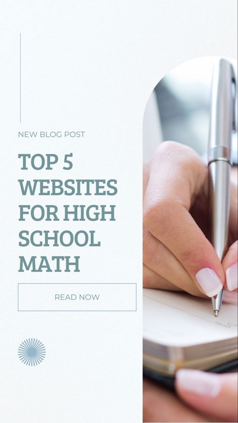 Top five websites for high school math Free Math Websites, Math Websites, Small Group Math, High School Math Classroom, High School Teachers, Cool Math Tricks, High School Math Teacher, Secondary Teacher, Free Math Worksheets