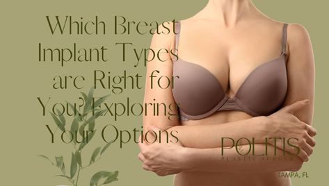 Are you considering breast augmentation but unsure which implant type is right for you? Check out this informative article exploring the different options and their pros and cons, and learn how to make an informed decision with the help of a qualified plastic surgeon. #breastaugmentation #implantoptions #plasticsurgery 360 Cc Silicone Implants, Breast Implant Sizes, Gummy Bear Implants, Moderate Profile Silicone Implants, Coclear Implant, Silicone Implants, Breast Implant Illness, Breast Augmentation, Plastic Surgeon