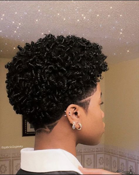 4c Mullet, Big Chop Natural Hair, Type 4c Hairstyles, Short Fade Haircut, Tapered Natural Hair, Tapered Hair, Natural Hair Short Cuts, Beautiful Black Hair, Tapered Haircut