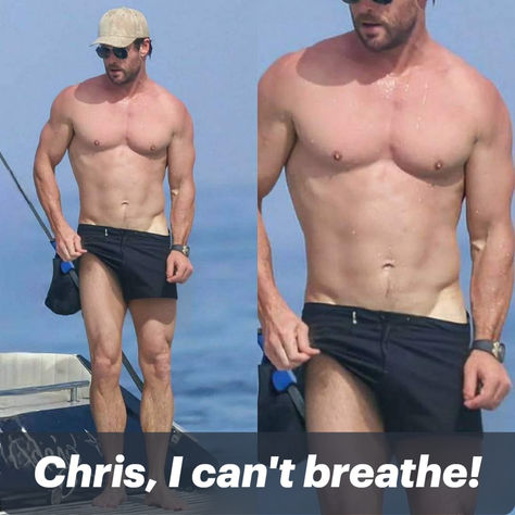 At 41 years old as of last month, Chris Hemsworth continues to show us (and show off) why he is a true Hollywood heartthrob. Liam Hemsworth Photoshoot, Chris Hemsworth Body, Chris Hemsworth Thor, Attractive Guys, Chris Hemsworth, Last Month, Show Us, Show Off, Thor