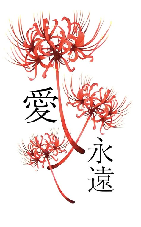 Lilies Drawing, Lily Flower Tattoos, Minimalistic Tattoo Ideas, Heaven Tattoos, Cherub Tattoo, Red Spider Lily, Minimalistic Tattoo, Spider Lily, Red Spider