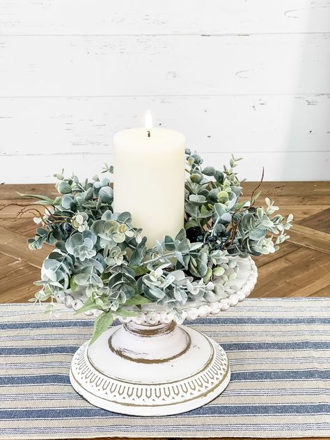 #farmhousespring #seasonalfarmhouse #diyfarmhouse #farmhouseflowers #floralfarmhouse #fauxflowers #realfarmhouse #farmhousestyle #farmhouseinspired #farmhouse #farmhousechic #farmhousehappy #farmhousedecor #farmhousedecorating #farmhousesummer #summerdecor #summerflowers #modernfarmhousestyle #Charm #of #Farmhouse #Style #the #Embracing #HomeInspiration #Garden #InteriorInspo #Decor Chapel Decor, Counter Top Decor, Vintage Vibes Retro, Milk Glass Centerpiece, Eucalyptus Candle, Spring Living Room, Bathroom Decor Themes, Cozy Living Room Design, Industrial Style Decor