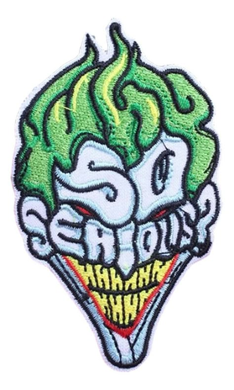 Joker Serious Face Embroidered Iron on Patch     BRAND NEW  Joker Serious Face Embroidered Iron on Patch  Patch can be ironed on or sewn on Great Gift for any Occasion Check out More Cool merchandise in our store       DO NOT DUPLICATE OR COPY! Template Made By: © InkFrog.com   Auction Templates, Logos, Store fronts and more! inkfrog terapeak Iron On Patch Ideas Clothes, Senior Jackets Patches, Superman Hero, New Joker, Senior Jackets, Serious Face, Joker Costume, Cute Patches, Fascinator Headband