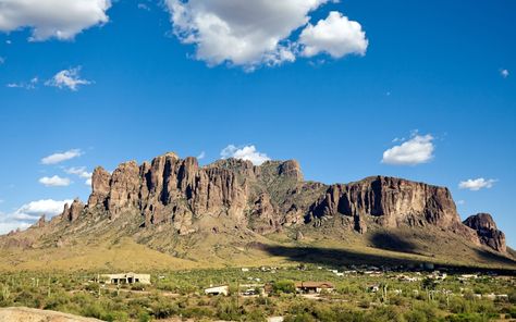 Spots in Mesa-Apache Junctions | Arizona | Good Sam Camping Goldfield Ghost Town, Apache Junction Arizona, Riverview Park, Dinosaur Exhibition, Rv Trips, Sun Belt, Apache Junction, Superstition Mountains, Indoor Waterfall