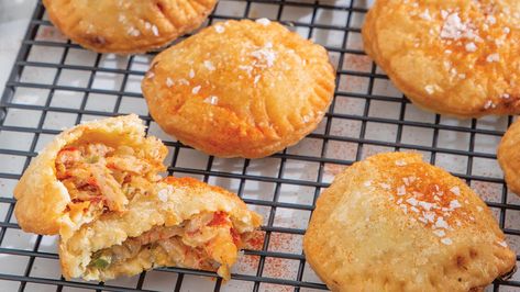 Crawfish Pistolettes Crawfish Pistolettes Recipe, Pistolettes Recipe, Crawfish Dishes, Crawfish Bread, Crawfish Pie, Crawfish Recipes, Cajun Dishes, Cajun Creole Recipes, Green Bell Pepper