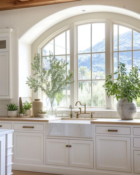 Over The Sink Window Ideas, Big Kitchen Window Over Sink, Large Kitchen Window Over Sink, Kitchen Sink With Window, Kitchen Windows Above Sink Ideas, Kitchen Windows Above Sink, Big Kitchen Window, Window Above Kitchen Sink, Window Over Kitchen Sink