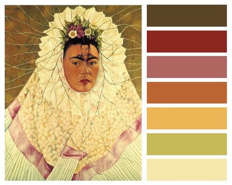 Frida Crochet Blanket Colors, Art Geek, Frida Kahlo Art, Hand Painting, Design Thinking, Fluid Art, Set Design, Color Palettes, Wall Painting